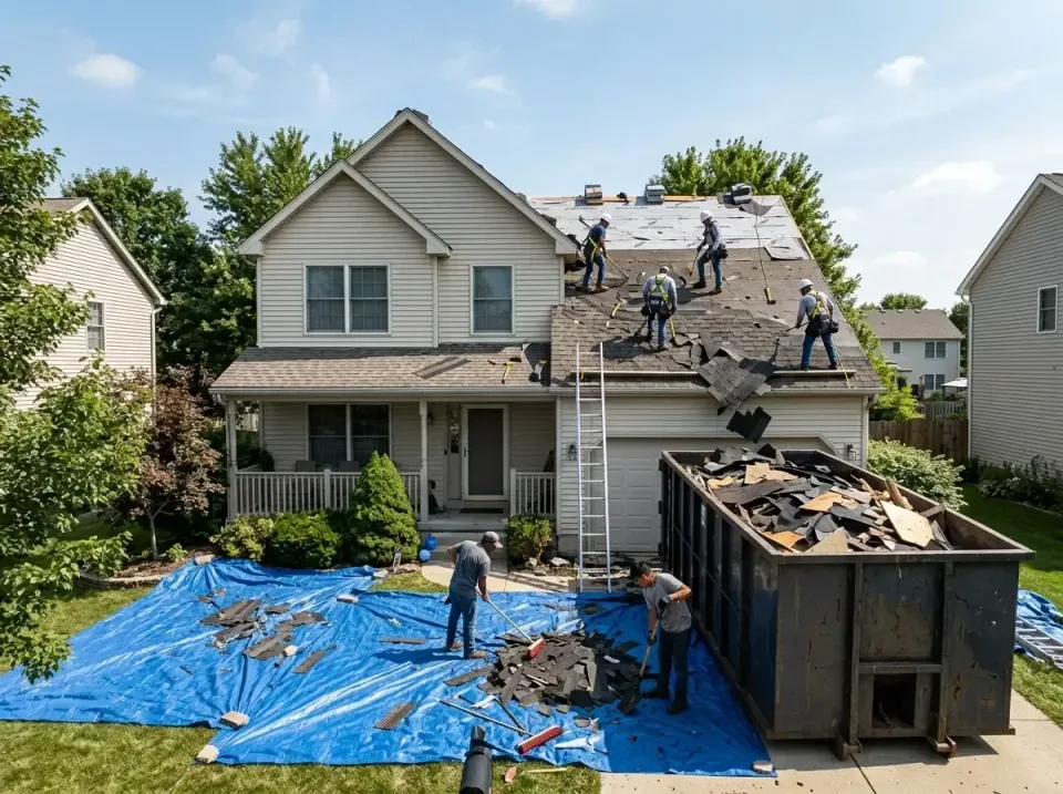roof-replacement-debris-remova-004 — frequently asked questions, Cheapest Dumpster Rentals in Sparta, IL